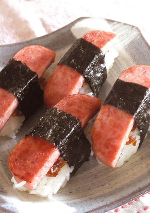 スパムと具だくさんのタレで簡単お寿司♪-レシピのメイン写真
