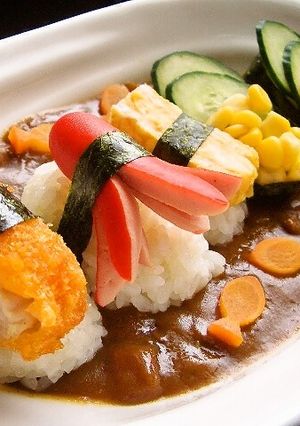 にぎり寿司デコカレー-レシピのメイン写真
