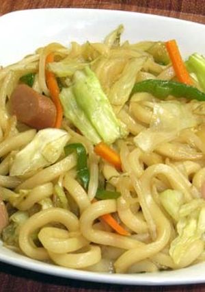 関東風・焼きうどん-レシピのメイン写真