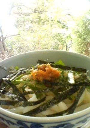 簡単涼風☆梅シソ冷うどん♪-レシピのメイン写真