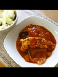 炊飯器で簡単ささみのトマト煮-レシピのメイン写真