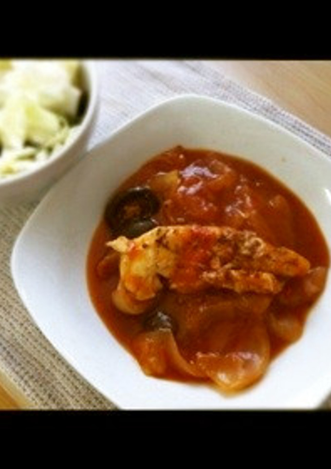 炊飯器で簡単ささみのトマト煮-レシピのメイン写真