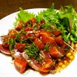 簡単イタリアン 鰹とトマトのカルパッチョ