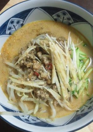 おひとりさま♪具入りラー油で冷し担々麺♪-レシピのメイン写真