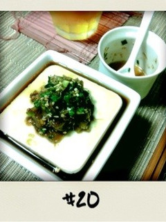 暑い日の肴。おつまみ冷奴♪-レシピのメイン写真