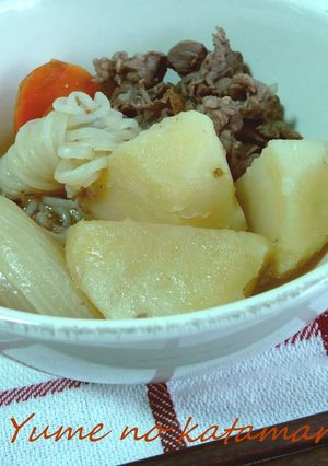 自炊生活応援　息子に伝える肉じゃが-レシピのメイン写真