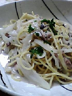 さんまのミルクパスタ。-レシピのメイン写真