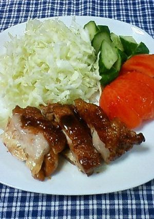 カマンベールチキンの梅酒照り焼き-レシピのメイン写真