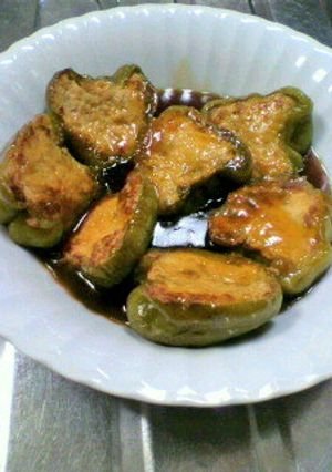 麩っくら肉詰めピーマン-レシピのメイン写真