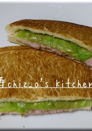 簡単！フライパンと蓋でホットサンド！-レシピのメイン写真