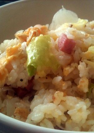 らっきょとレタスのしゃきしゃき炒飯-レシピのメイン写真