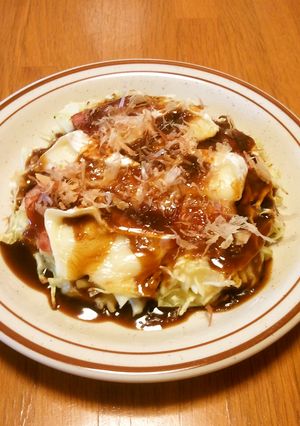 濃厚チーズのお好み焼き-レシピのメイン写真