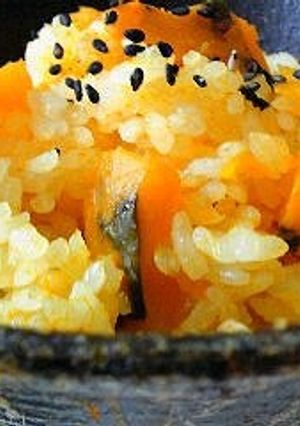 自然の甘味 かぼちゃご飯☆-レシピのメイン写真