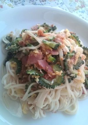 ＜覚書＞ゴーヤそうめんチャンプルー-レシピのメイン写真