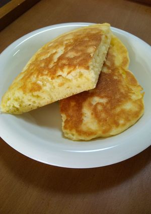 牛乳より美味しいヨーグルトでホットケーキ-レシピのメイン写真
