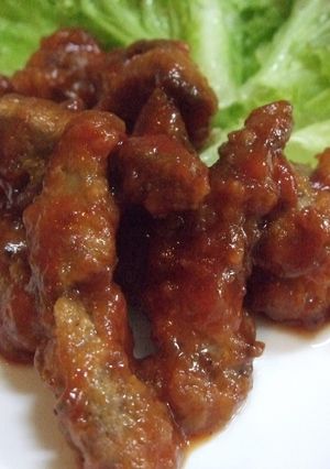 鶏レバーのケチャップ絡め-レシピのメイン写真