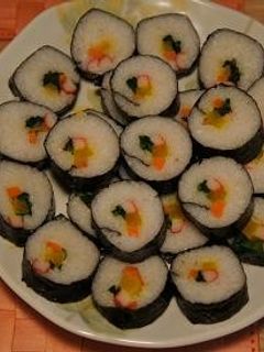 韓国のり巻き キムパブ-レシピのメイン写真
