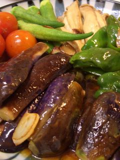 夏野菜のスタミナ焼き浸し-レシピのメイン写真