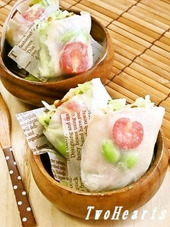 黄金の味 具だくさんde✿お花生春巻き✿-レシピのメイン写真