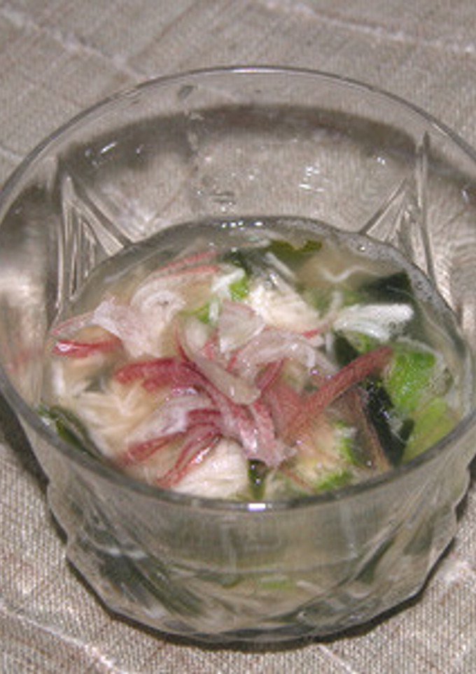 長芋とオクラの酢の物仕立て-レシピのメイン写真