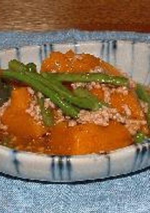 かぼちゃのそぼろ煮-レシピのメイン写真