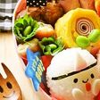 お弁当に❤大葉と枝豆de緑の✿お花✿