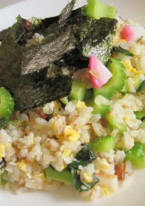 お茶漬けの素で『ゴーヤチャーハン』-レシピのメイン写真