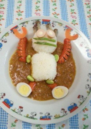 バイキンマンロボット～ダダンダンカレー～-レシピのメイン写真