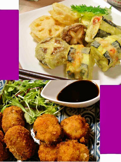 野菜と海老しんじょの天ぷら◆フライでも♪-レシピのメイン写真