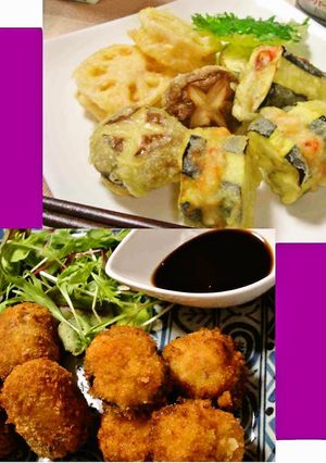 野菜と海老しんじょの天ぷら◆フライでも♪-レシピのメイン写真