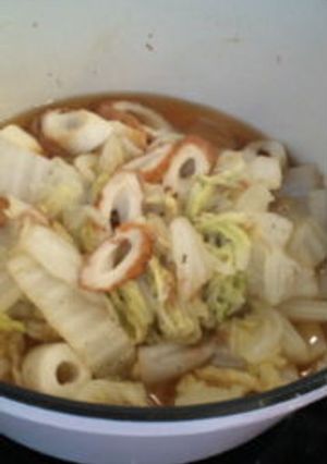 白菜とちくわの簡単煮物-レシピのメイン写真