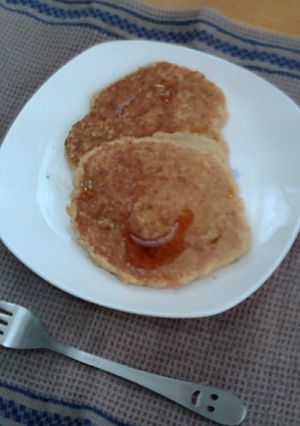 朝食に！小麦粉不要　おから×パンケーキ　-レシピのメイン写真
