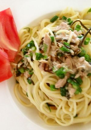 混ぜるだけ♡簡単♡塩昆布パスタ-レシピのメイン写真