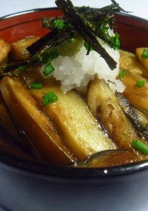 夏野菜ダイエット☆玄米の茄子の漬け丼-レシピのメイン写真