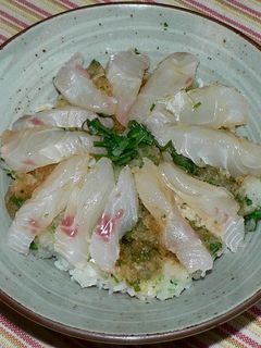 鯛と大葉おろし丼-レシピのメイン写真