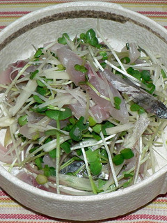 アジと香味野菜のポン酢和え-レシピのメイン写真