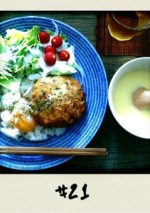お箸で食べたい！和風ロコモコ♪-レシピのメイン写真