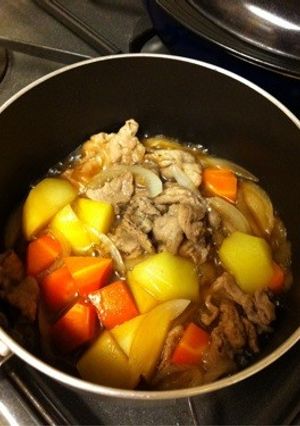 すぐにできちゃう☆簡単肉じゃが。-レシピのメイン写真
