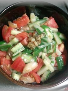 夏野菜たっぷりサラダうどん -レシピのメイン写真