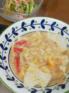 ほっこり♪豆腐とカニカマの中華風煮込み-レシピのメイン写真