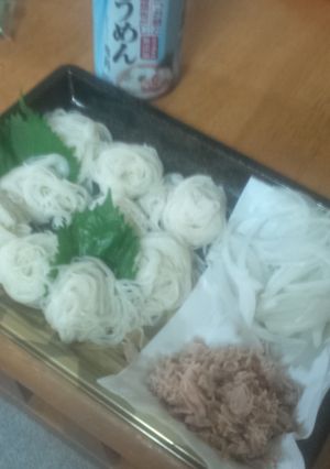 玉ねぎとツナが美味しい　素麺-レシピのメイン写真