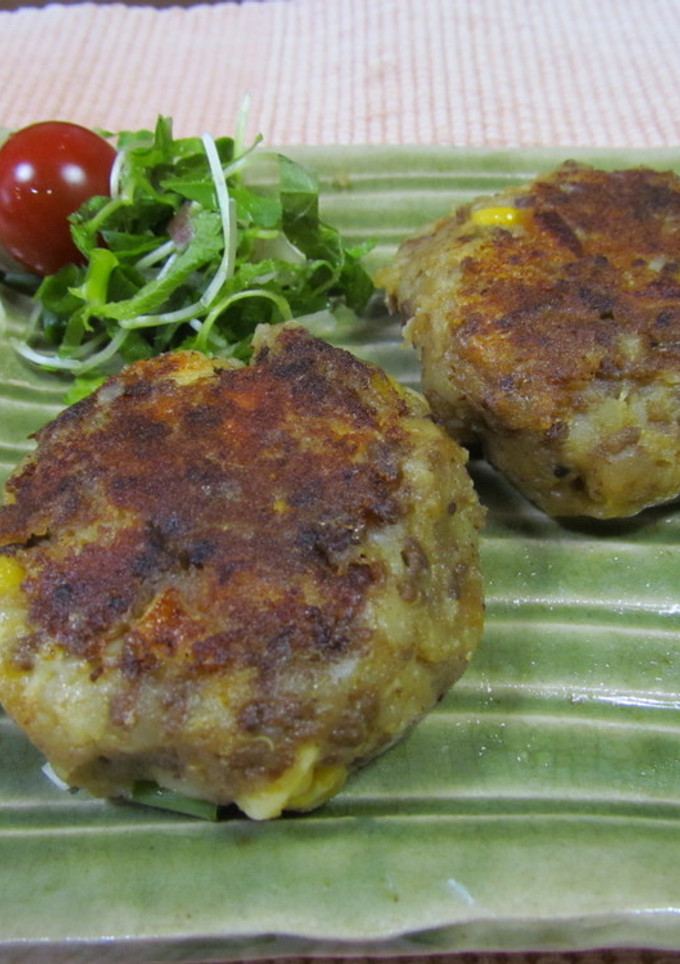 残りカレーでポテト焼き♪-レシピのメイン写真