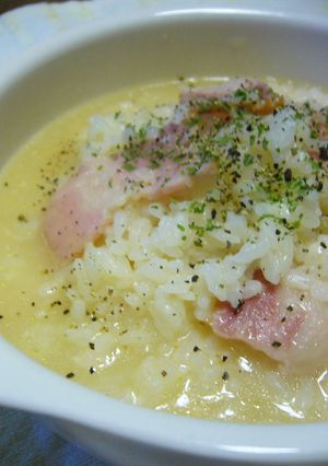 超簡単ベーコンチーズリゾット-レシピのメイン写真