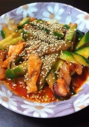 イカたこフェ☆残り物のお刺身で…-レシピのメイン写真