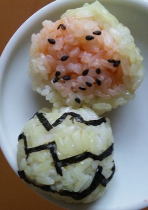 キャラ弁　すいかのおにぎり-レシピのメイン写真