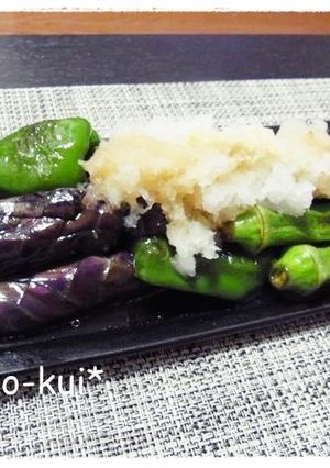 茄子ピー・おくらの揚げ浸し-レシピのメイン写真