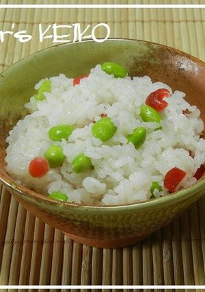 枝豆とカリカリ梅干のまぜご飯-レシピのメイン写真
