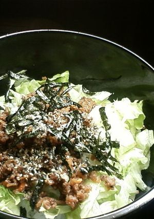 夏休みにぴったり☆肉味噌丼-レシピのメイン写真