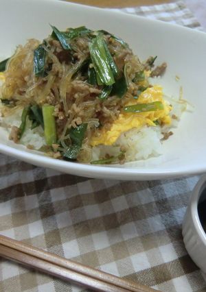 ニラ入り★春雨丼-レシピのメイン写真