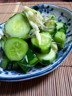 きゅうりとみょうがの生姜甘酢-レシピのメイン写真